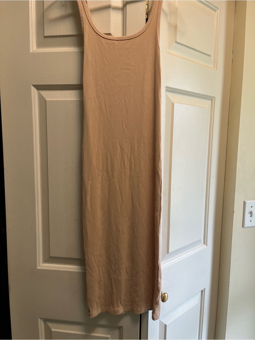 Wilfred Sleeveless Maxi Dress in Nude Blush